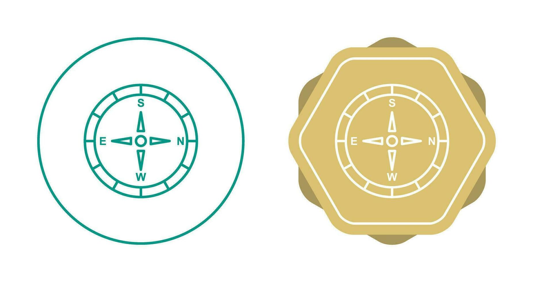 kompas vector pictogram