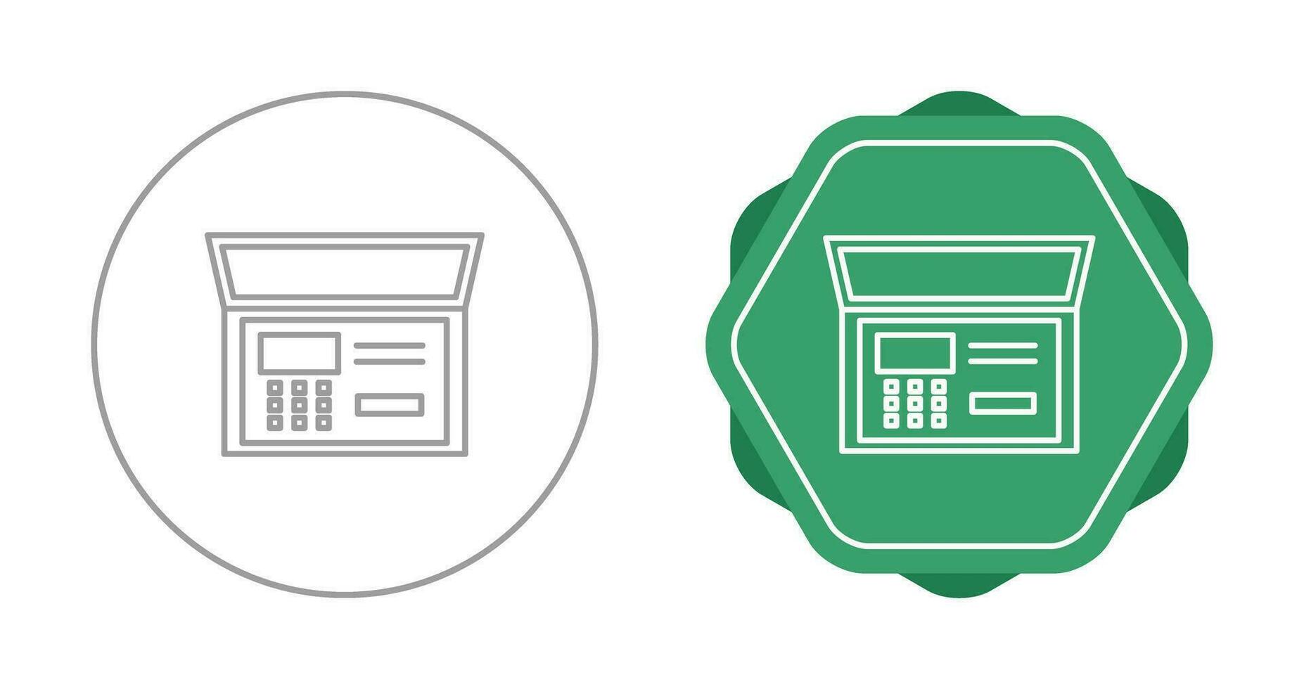 geldautomaat vector pictogram