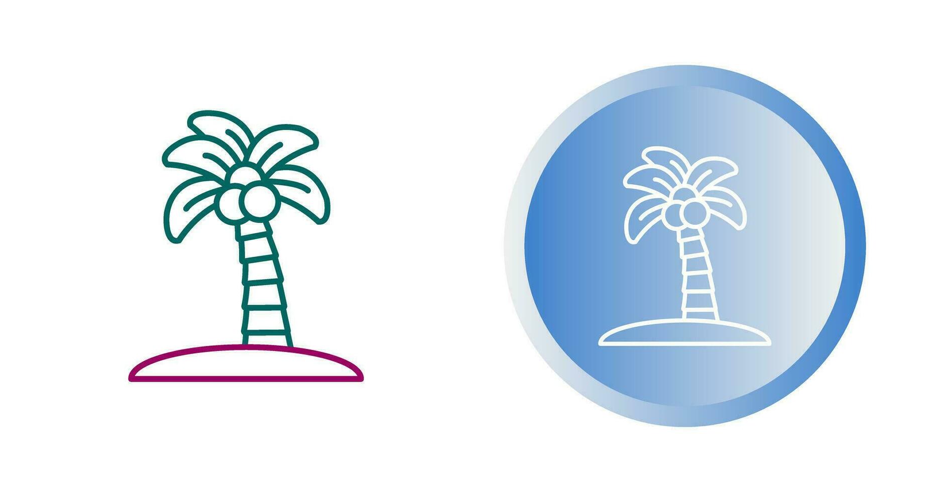 palm boom vector icoon