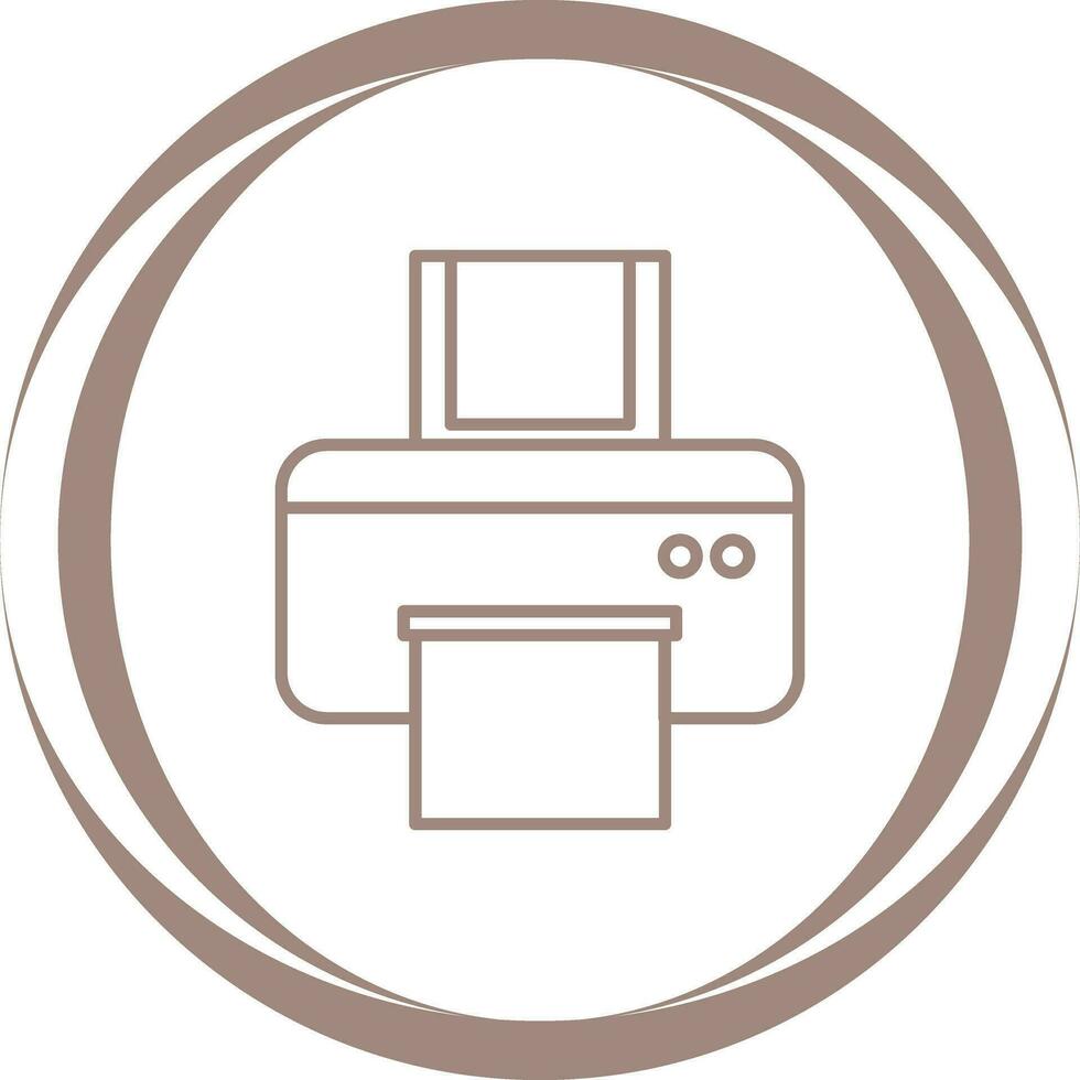 printer vector pictogram