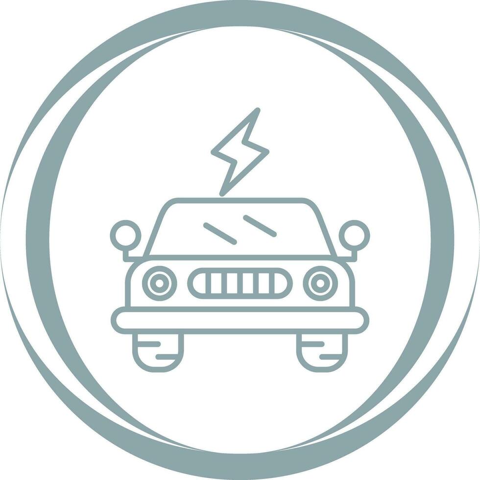 elektrische auto vector icon