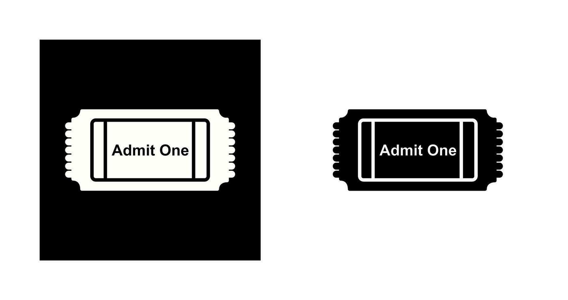 film ticket vector icoon