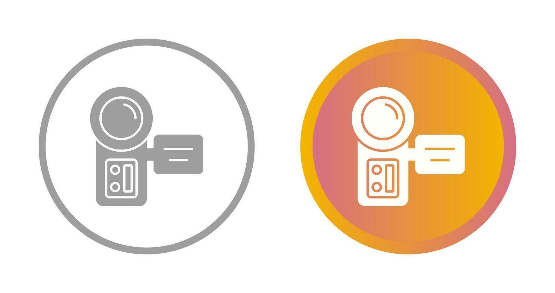 videocamera vector pictogram