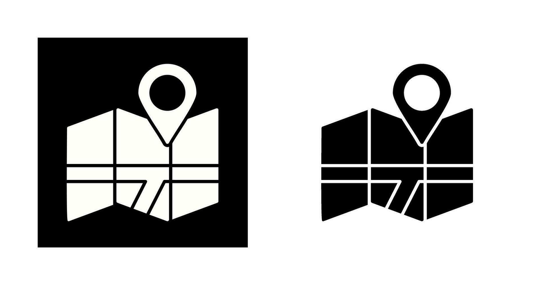 kaart vector pictogram