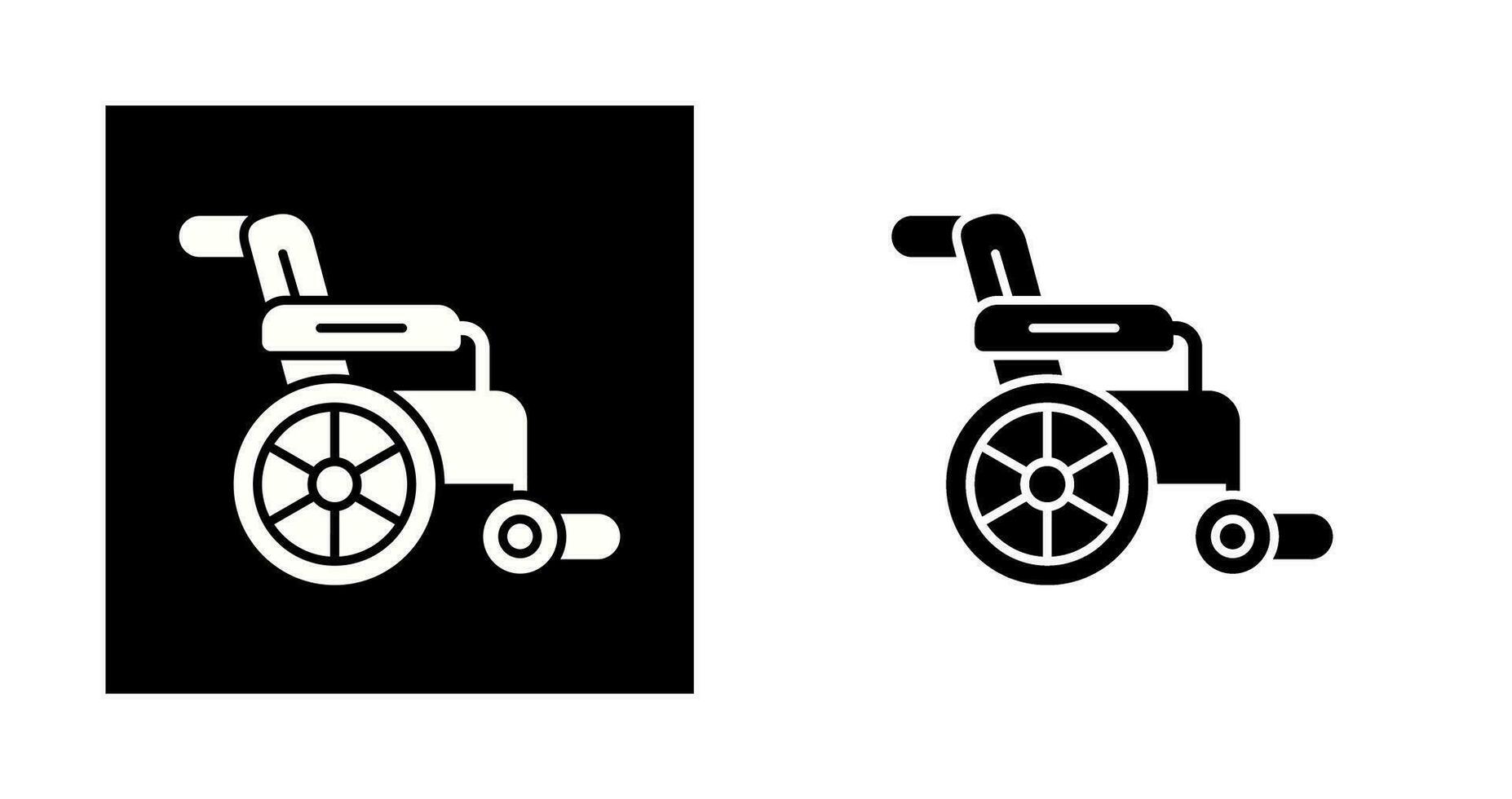 rolstoel vector pictogram