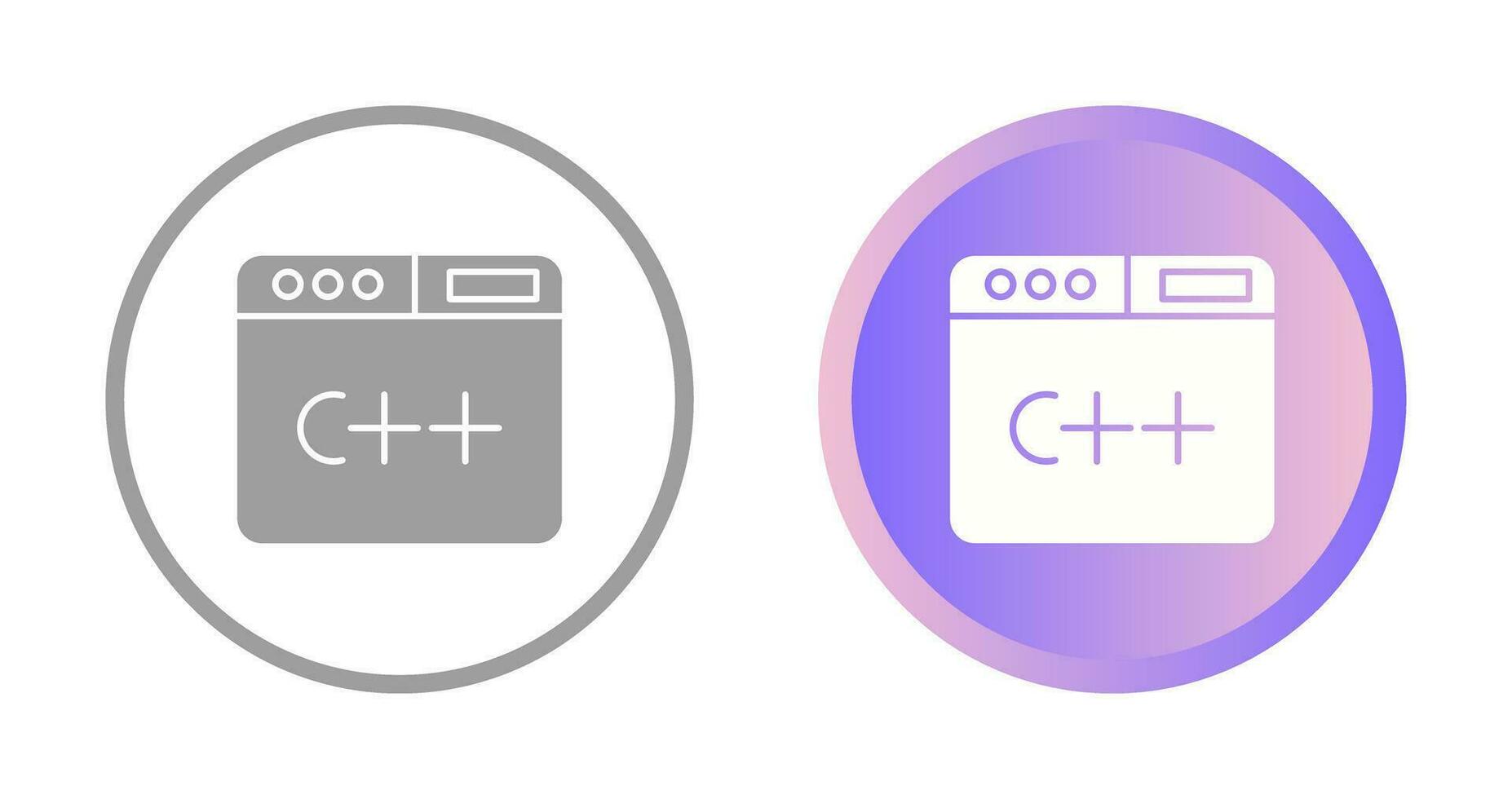 programmering taal vector icoon