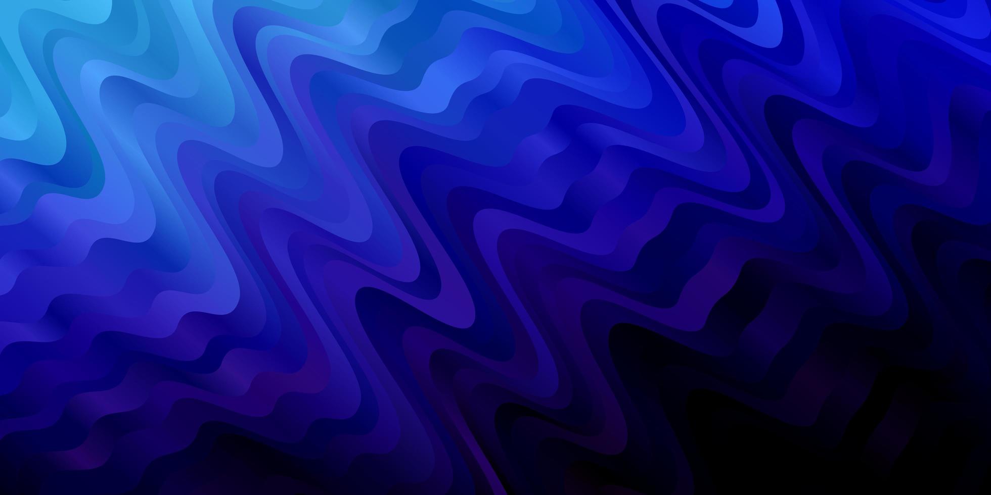 donkerroze blauwe vectorsjabloon met gebogen lijnen vector