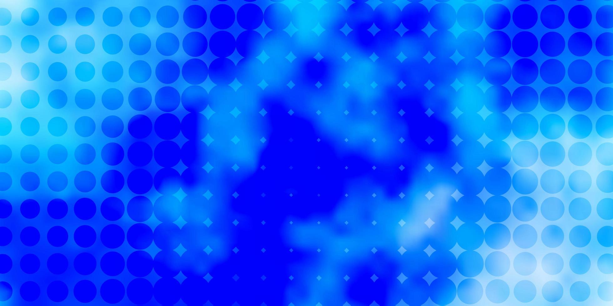 lichtblauwe vectorlay-out met cirkelvormen vector