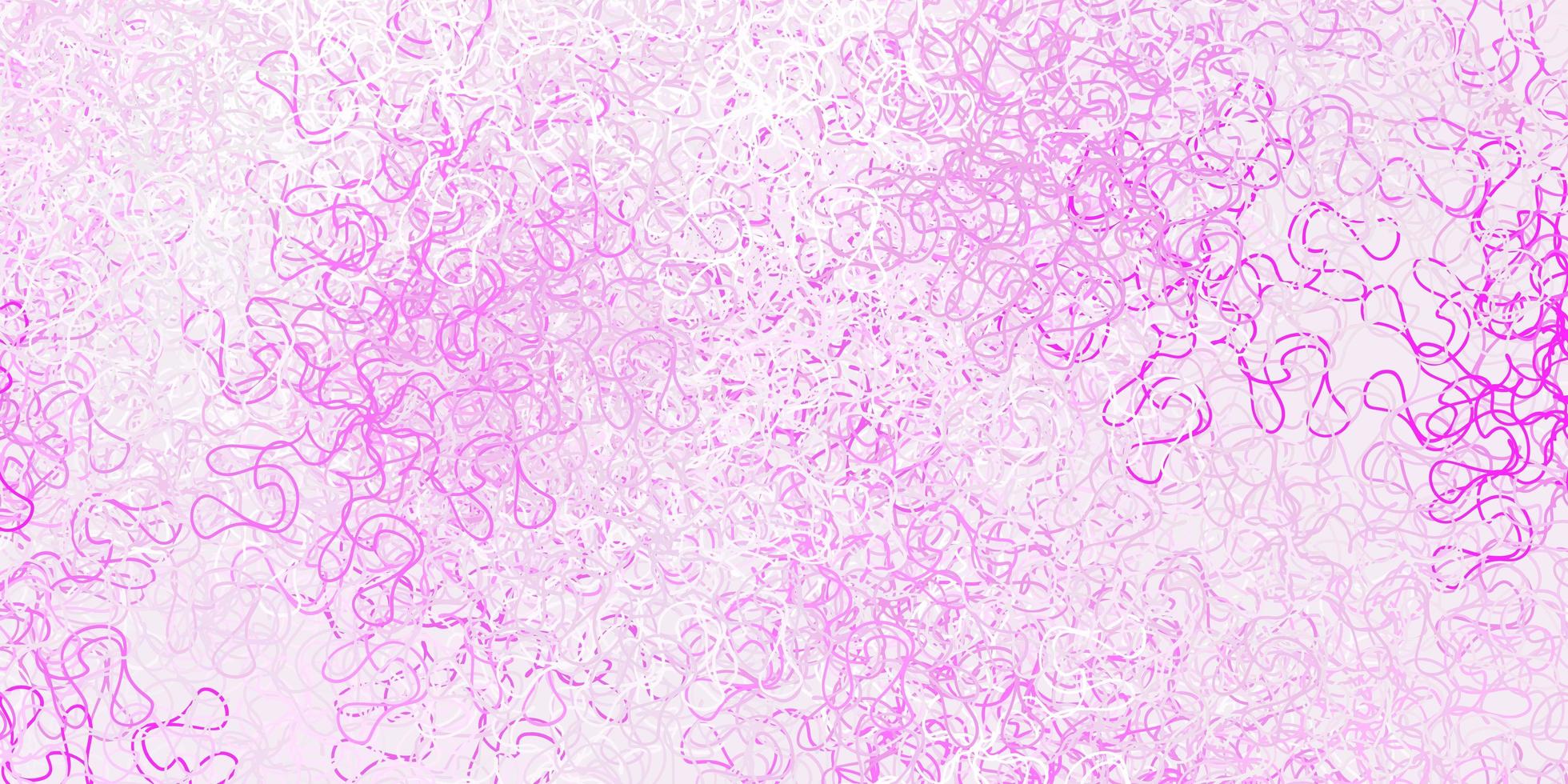 lichtroze gele vectorachtergrond met rondingen vector