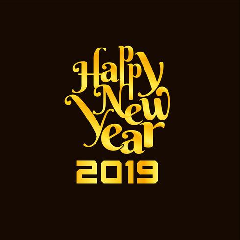 Abstracte Nieuwjaar 2019 viering achtergrond vector