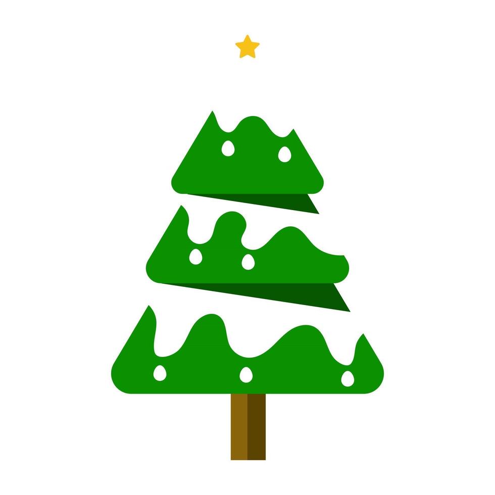 kerstboom stijl vector