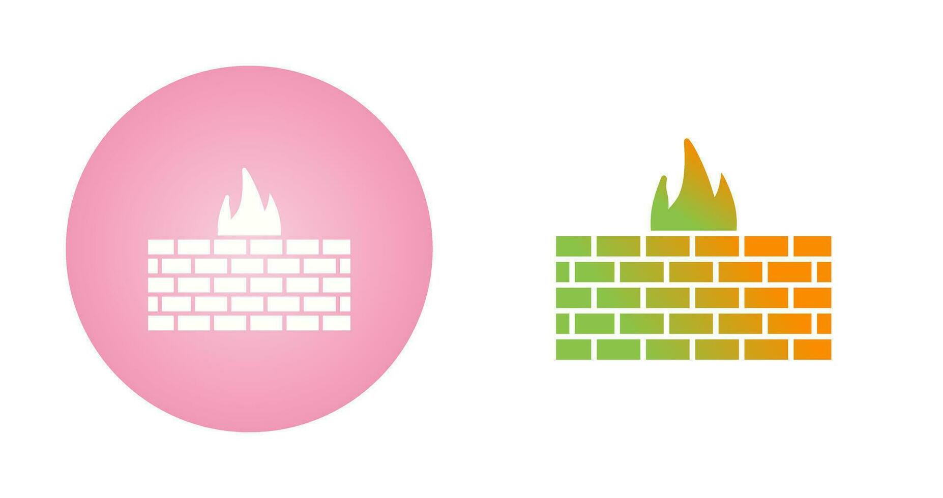 firewall vector pictogram