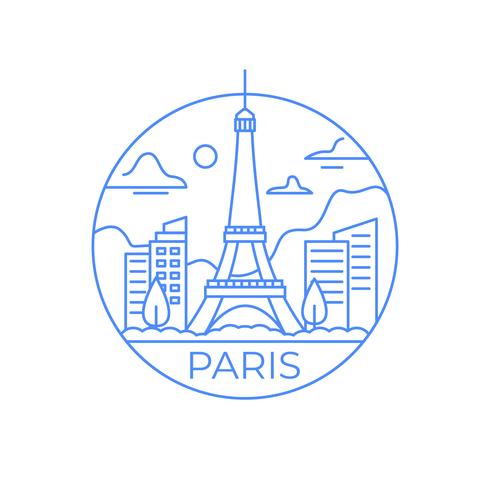 Eiffeltoren illustratie vector