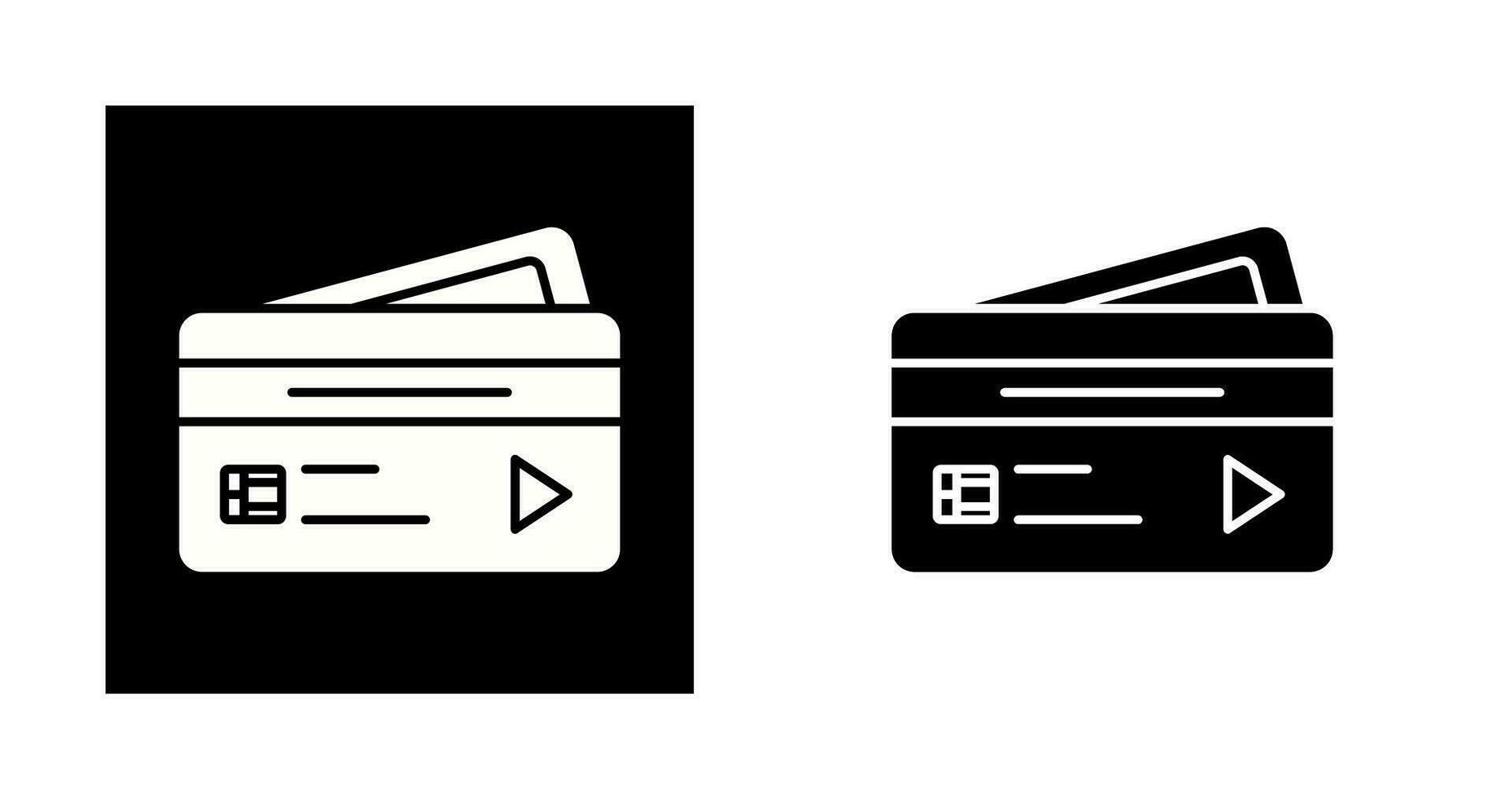 ATM-kaart vector pictogram