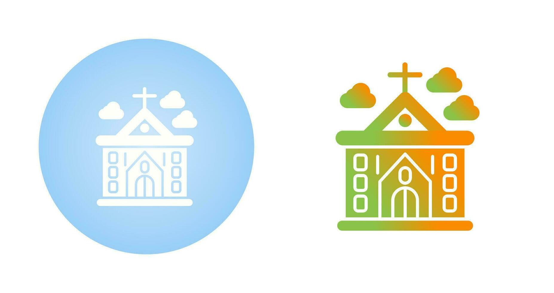 kerk vector pictogram