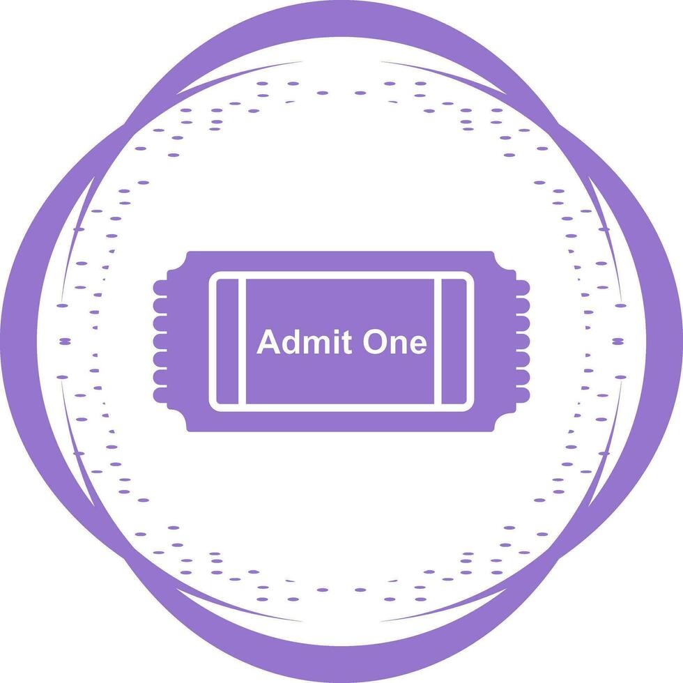 film ticket vector icoon