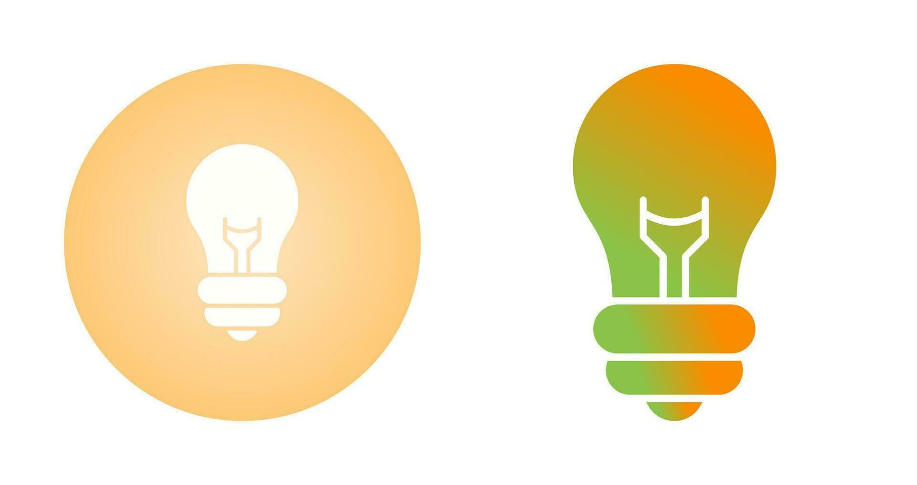 gloeilamp vector pictogram