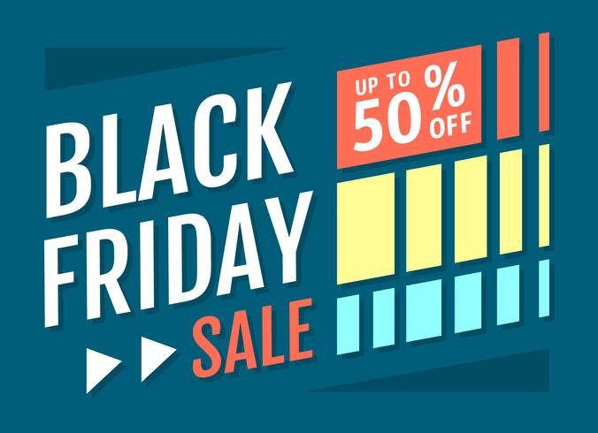 Black Friday-verkoop vector