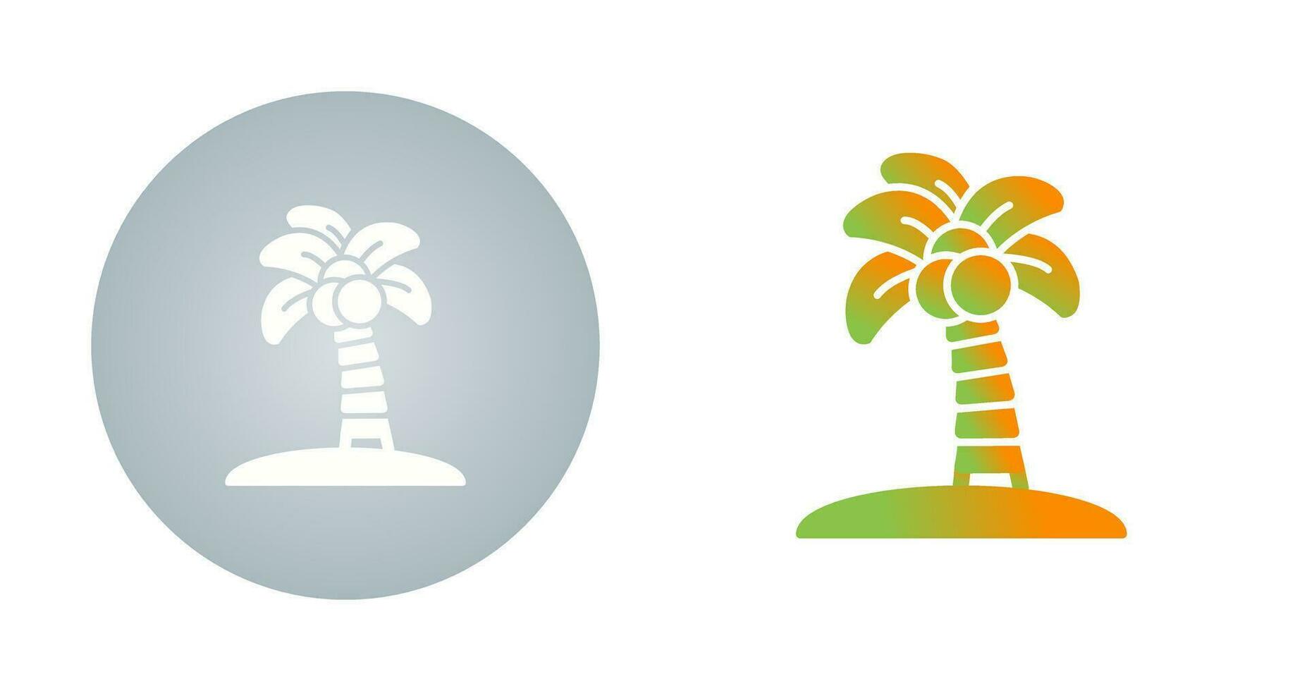 palm boom vector icoon