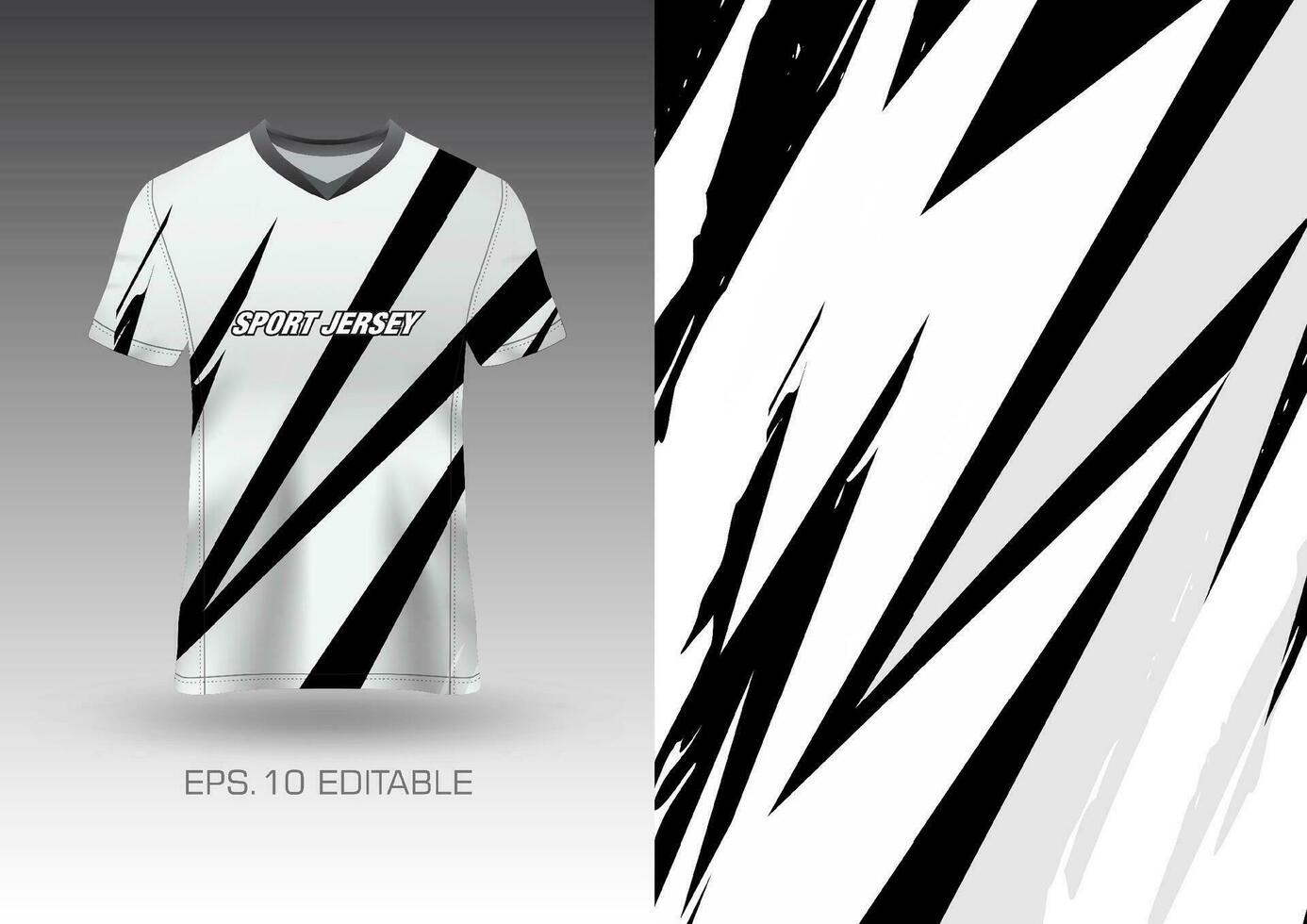 sport- overhemd vector ontwerp, voetbal Jersey mockup uniform voorkant visie