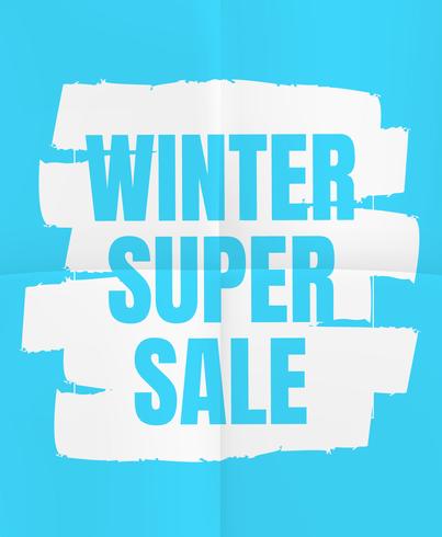 winter super verkoop vector