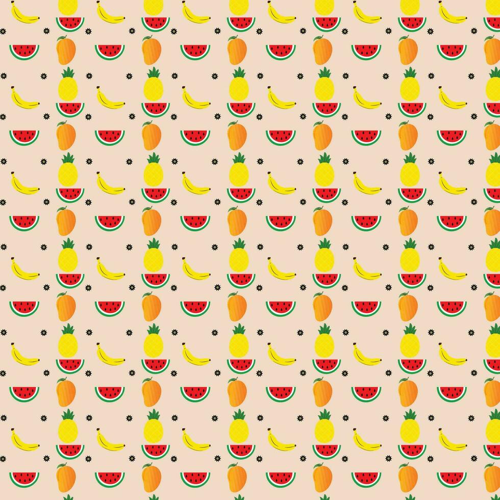 fruit patroon aop allemaal over- afdrukken t overhemd ontwerp en andere ontwerp. vector