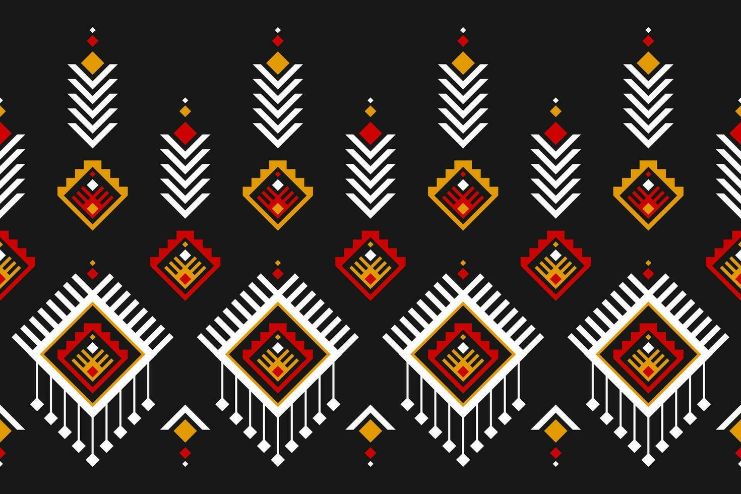 etnisch aztec patroon kunst. meetkundig naadloos patroon in stam, volk borduurwerk, en Mexicaans stijl. vector
