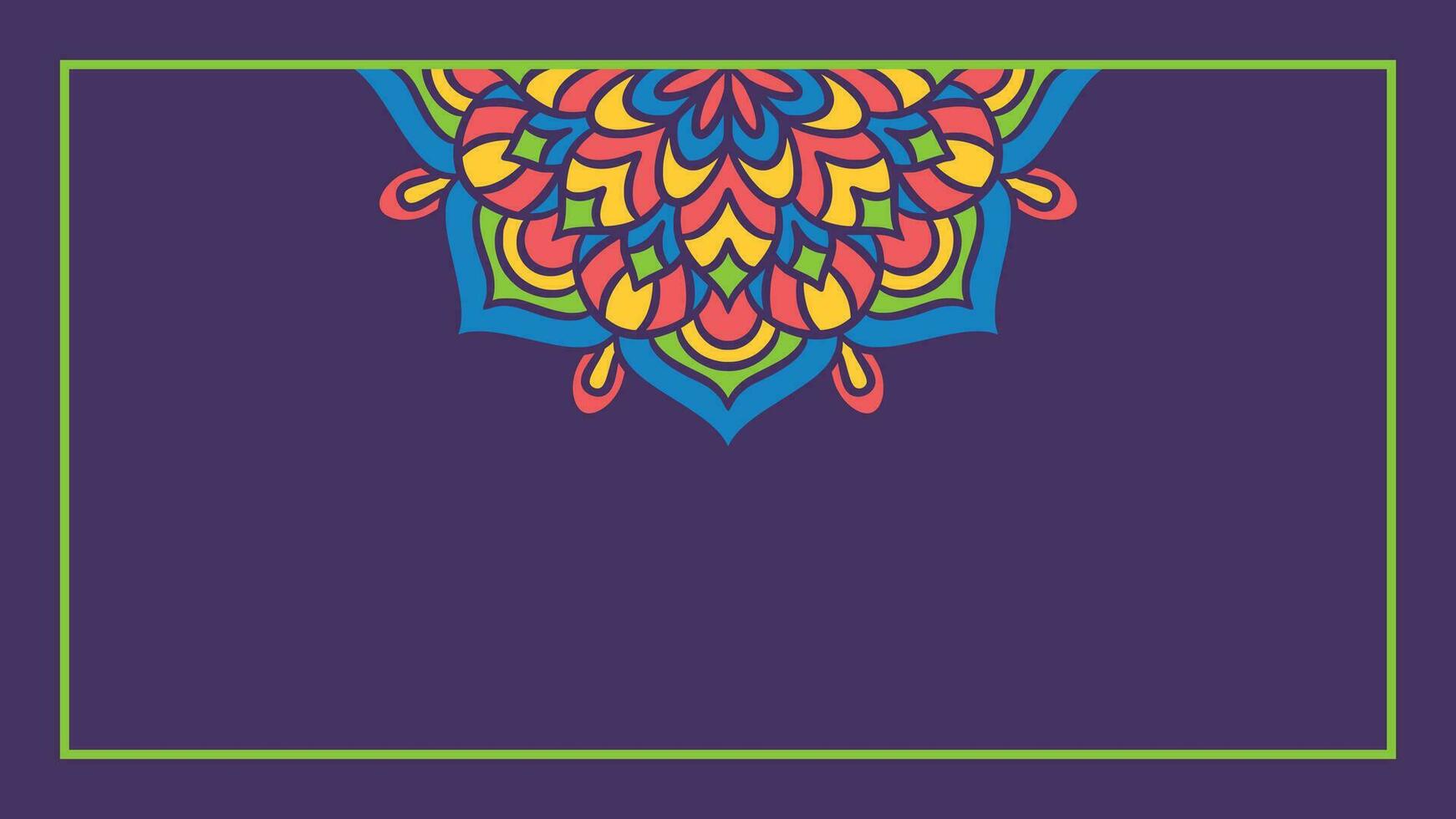 mandala ronde ornament achtergrond sjabloon vector