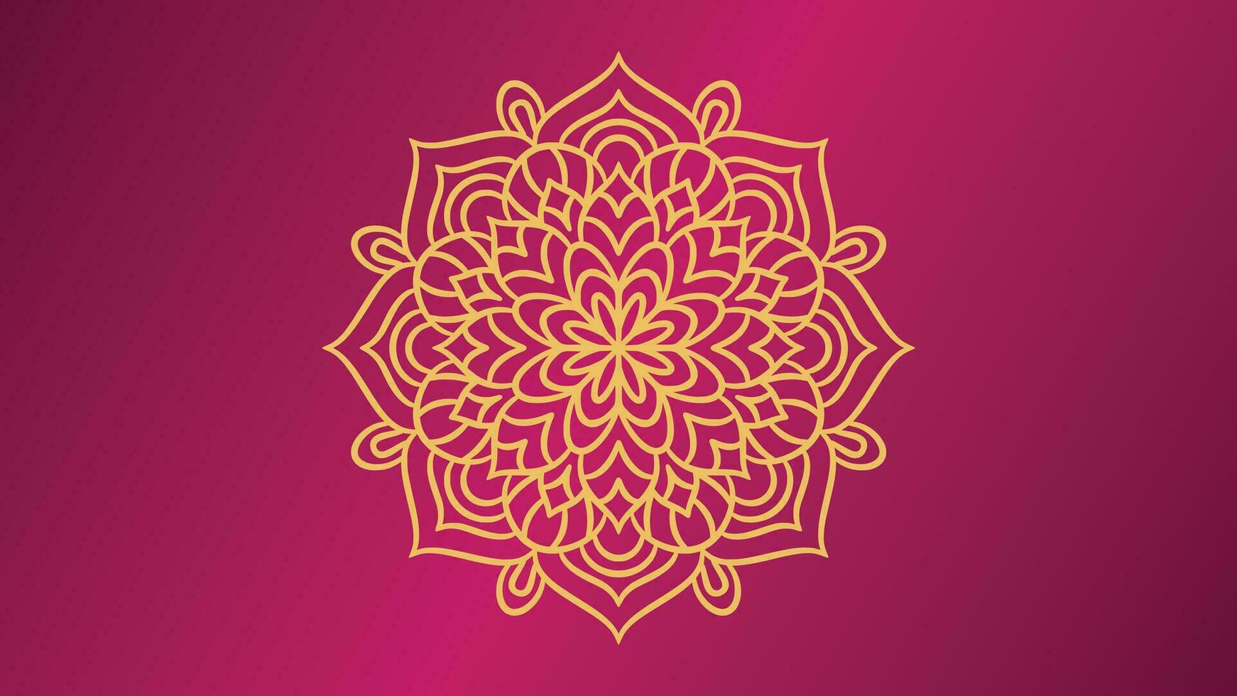 mandala ronde ornament achtergrond sjabloon vector