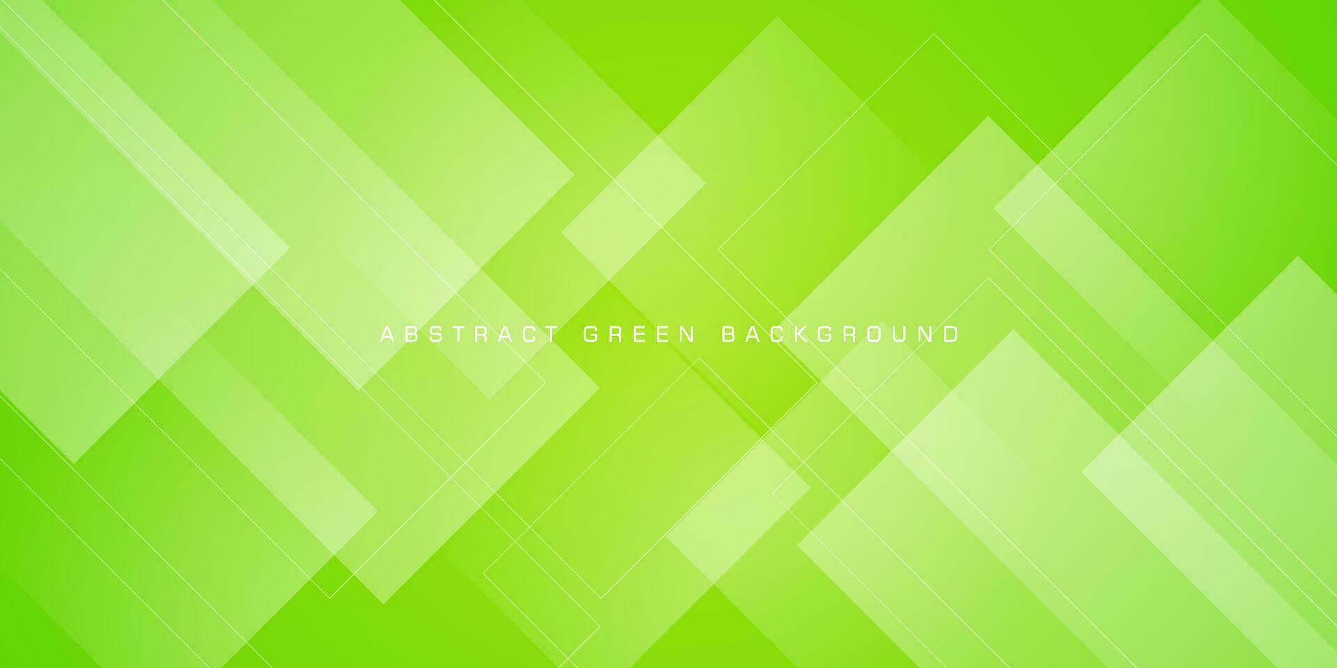 abstract helder groen overlappen achtergrond sjabloon vector met plein groen papercut patroon. eps10 vector
