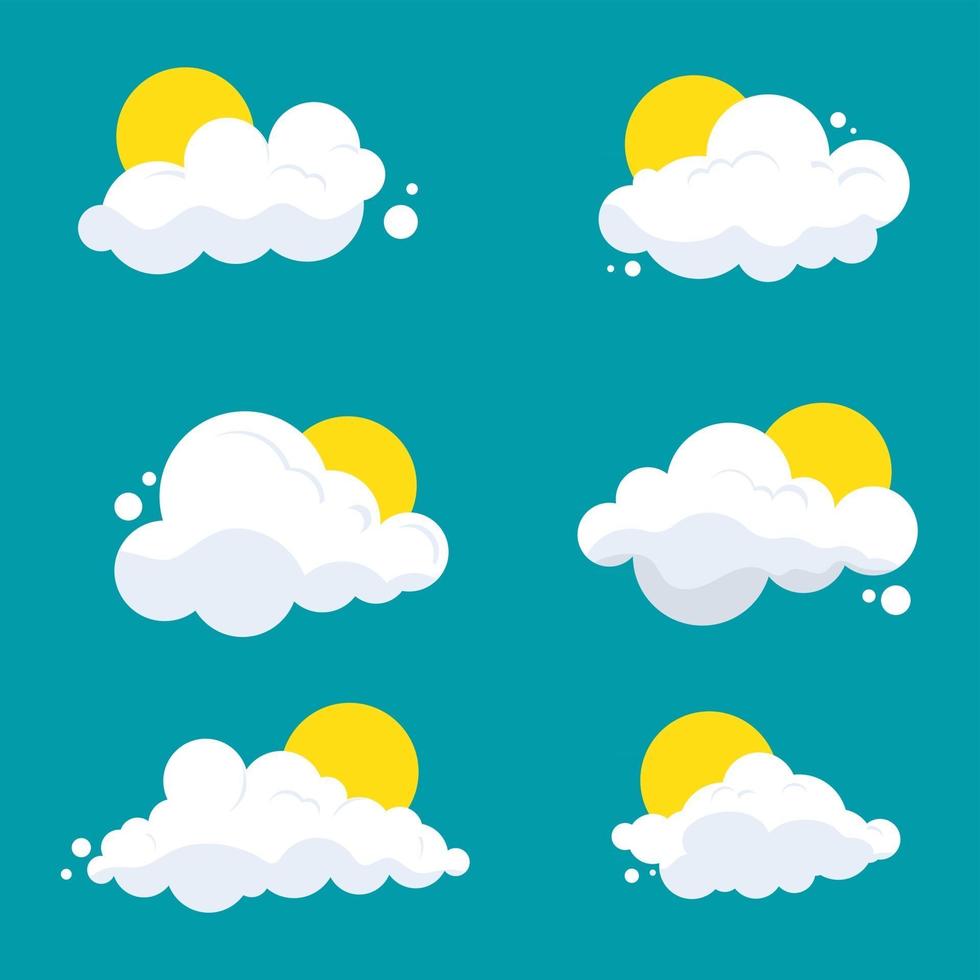 wolk cartoon vector ontwerp illustratie