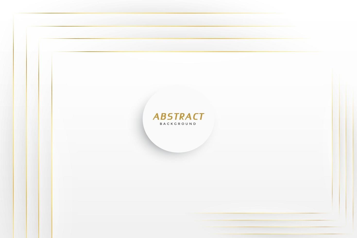 moderne abstracte witte achtergrond vector elegant conceptontwerp met gouden lijnen