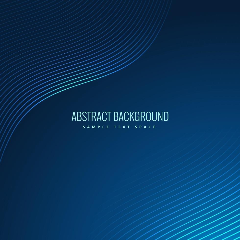 blauwe golvende abstracte achtergrond vector