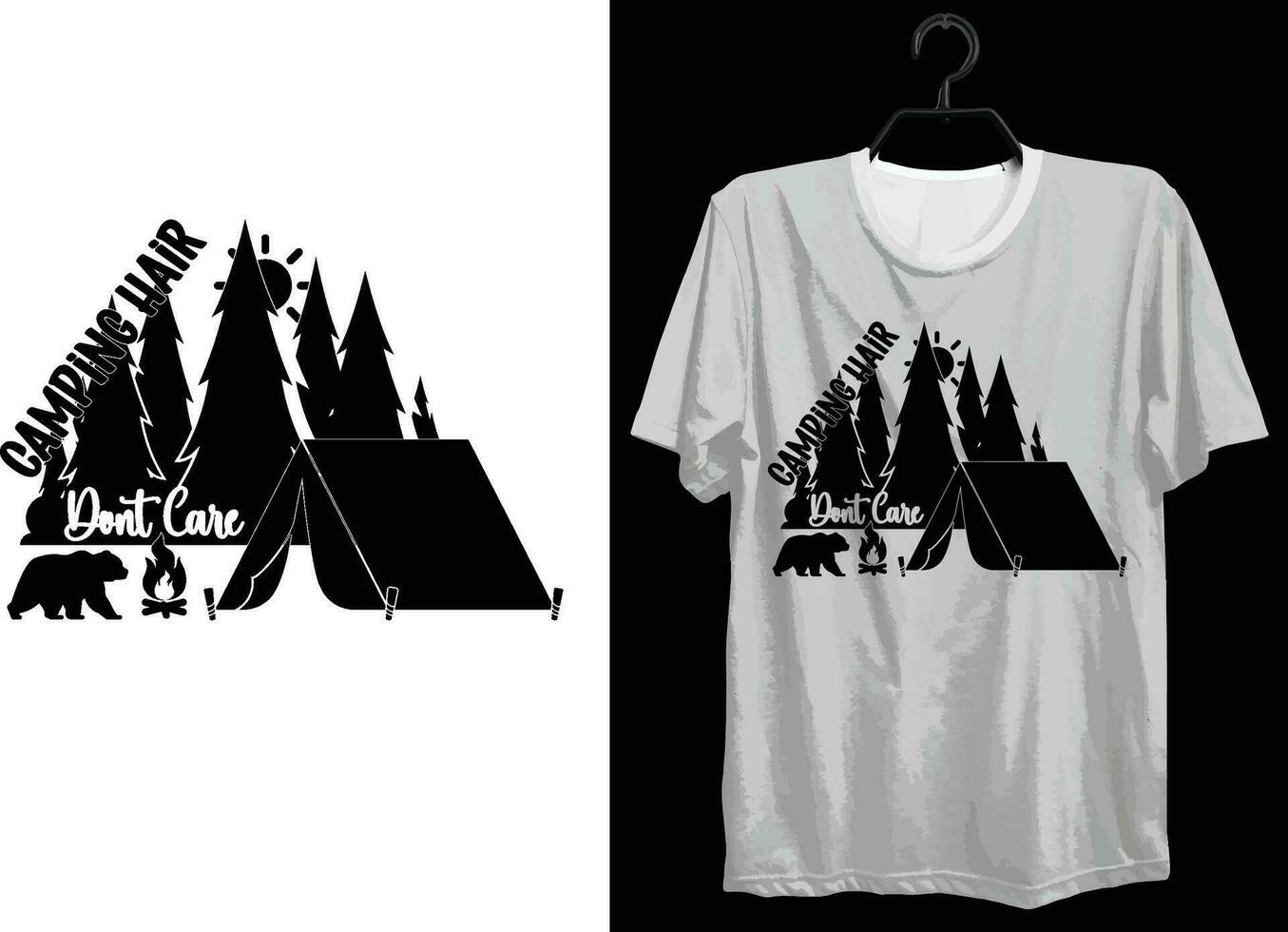 camping t-shirt ontwerp. grappig geschenk camping t-shirt ontwerp voor kamp liefhebbers. typografie, Op maat, vector t-shirt ontwerp. wereld allemaal camper t-shirt ontwerp voor avontuur.