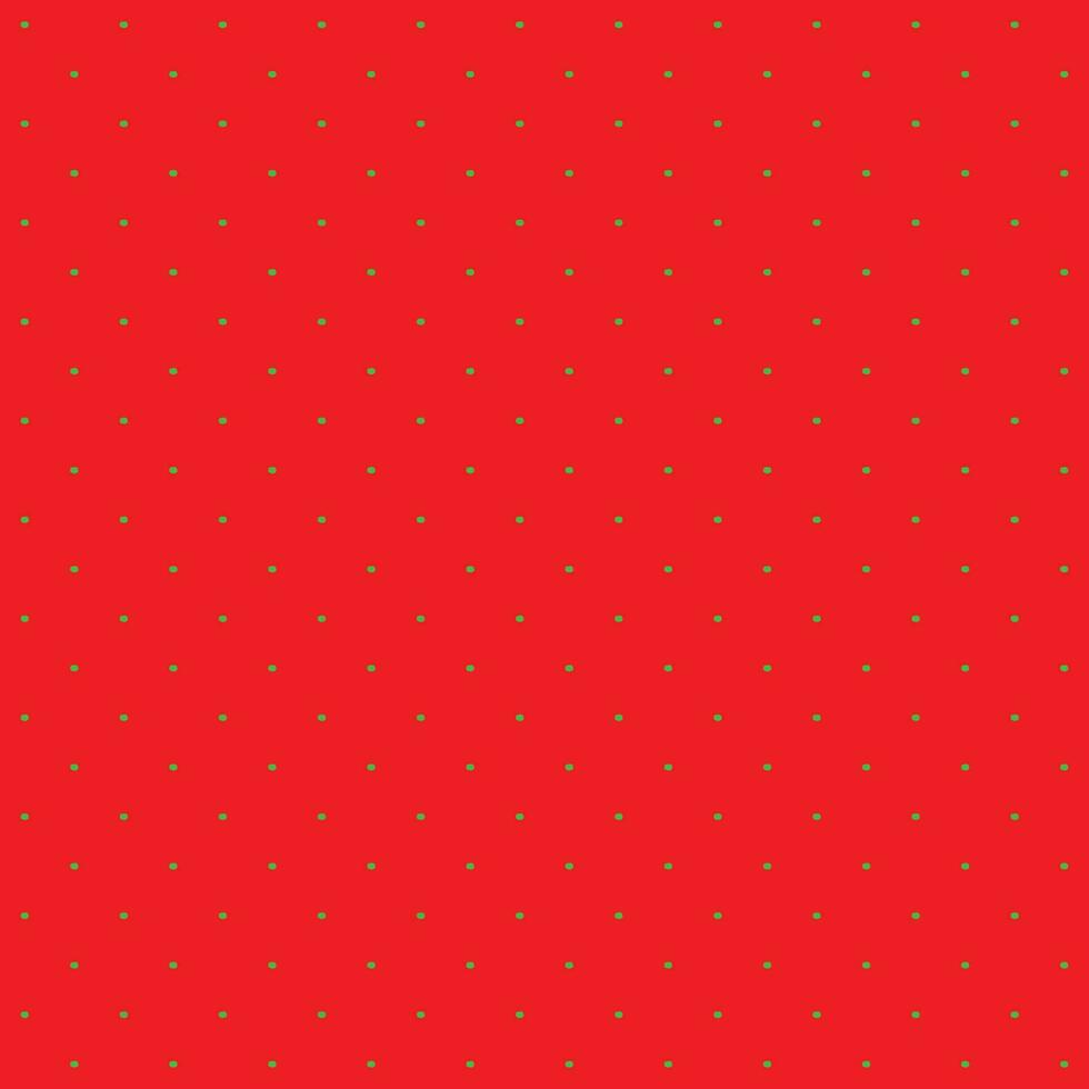 groen en rood naadloos mini polka punt patroon vector