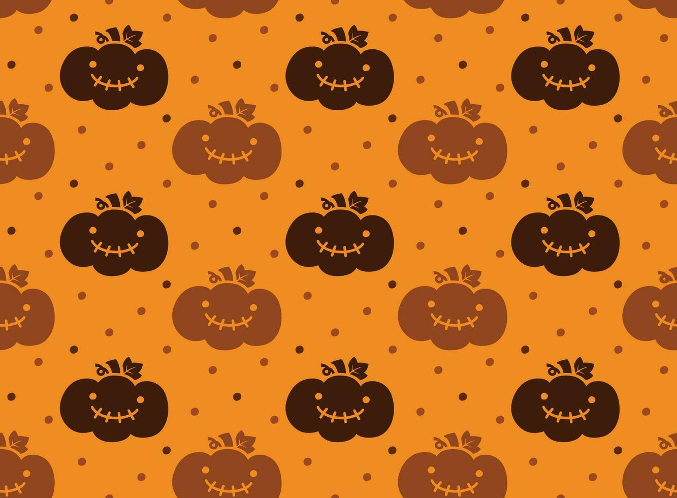 pompoen naadloos patroon, halloween thema vector