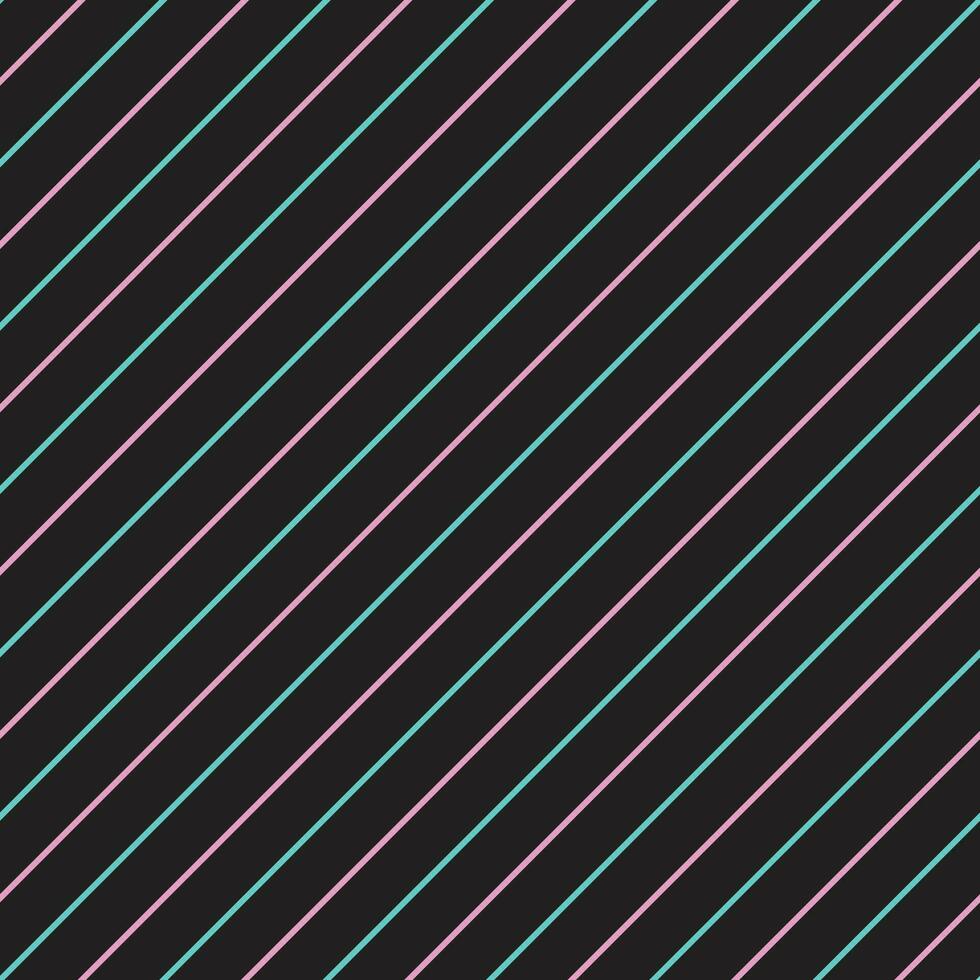 diagonaal roze en blauw lijnen Aan zwart achtergrond vector