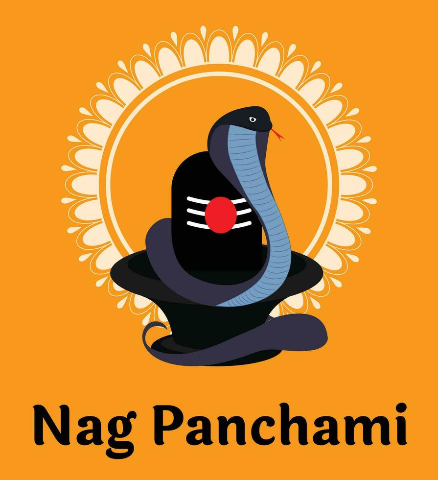 gelukkig zeuren panchami Indisch Hindoe festival viering vector ontwerp