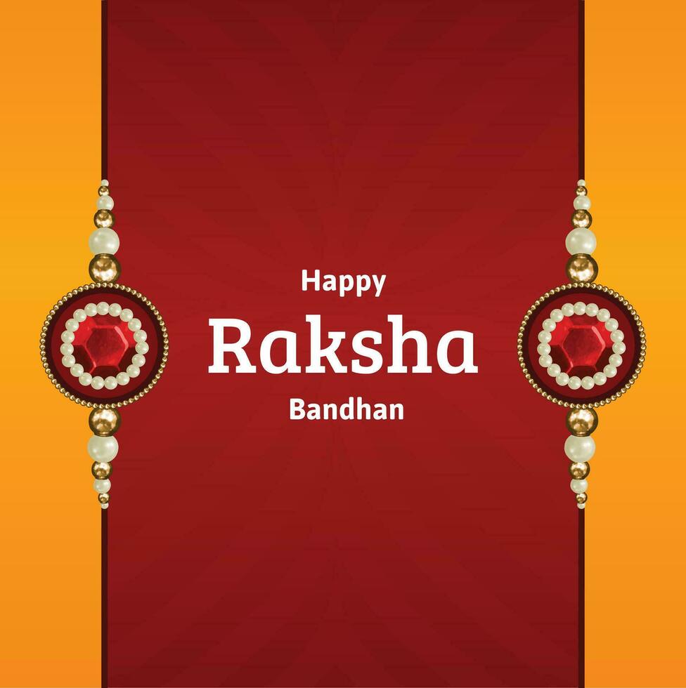 gelukkig raksha bandhan Indisch Hindoe festival viering vector ontwerp