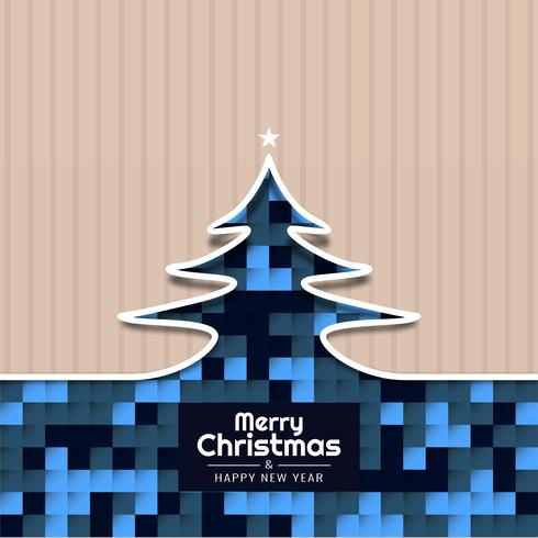 Abstract Merry Christmas-vieringsontwerp als achtergrond vector