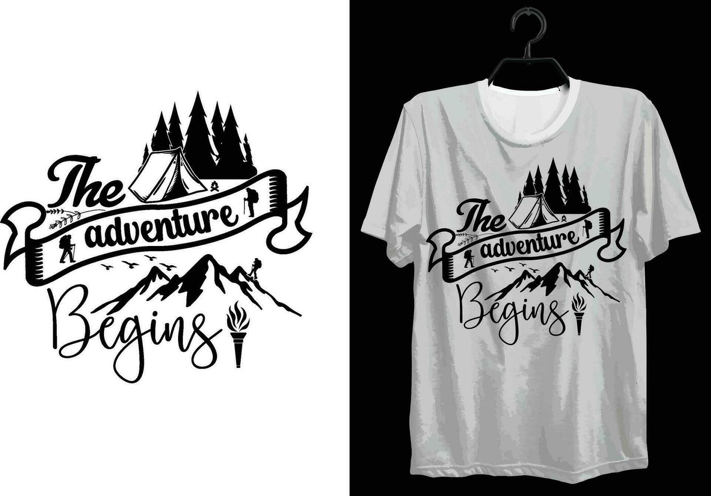 camping t-shirt ontwerp. grappig geschenk camping t-shirt ontwerp voor kamp liefhebbers. typografie, Op maat, vector t-shirt ontwerp. wereld allemaal camper t-shirt ontwerp voor avontuur