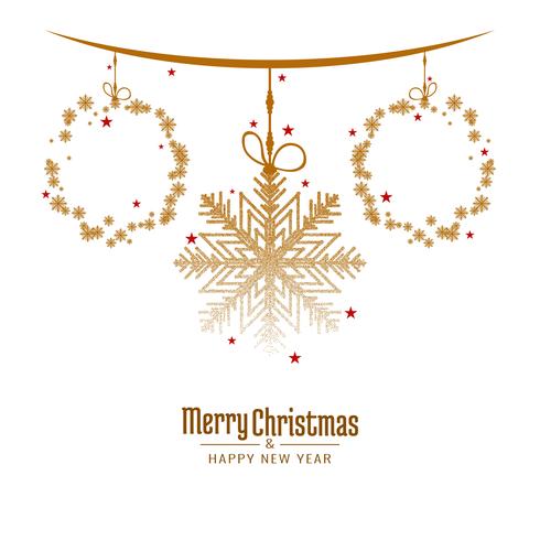 Abstracte Merry Christmas festival begroeting achtergrond vector