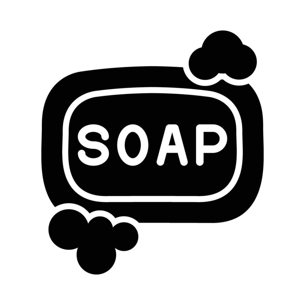 zeep vector glyph icoon voor persoonlijk en reclame gebruiken.