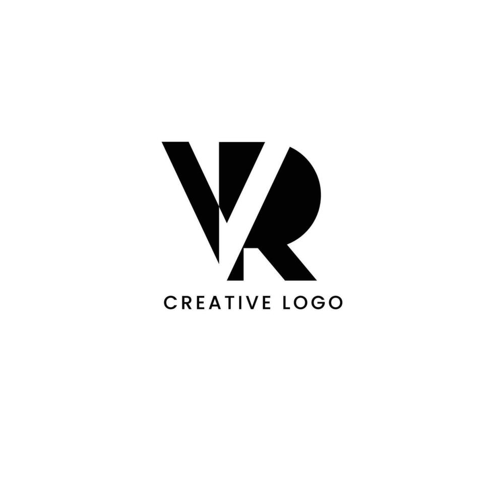 vr eerste brief logo vector