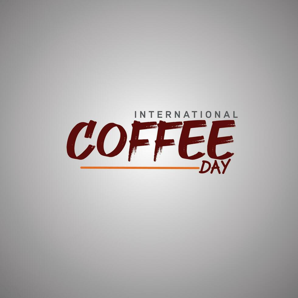 Internationale koffie dag extravagantie. ontgrendelen de geheimen van de perfect brouwen vector