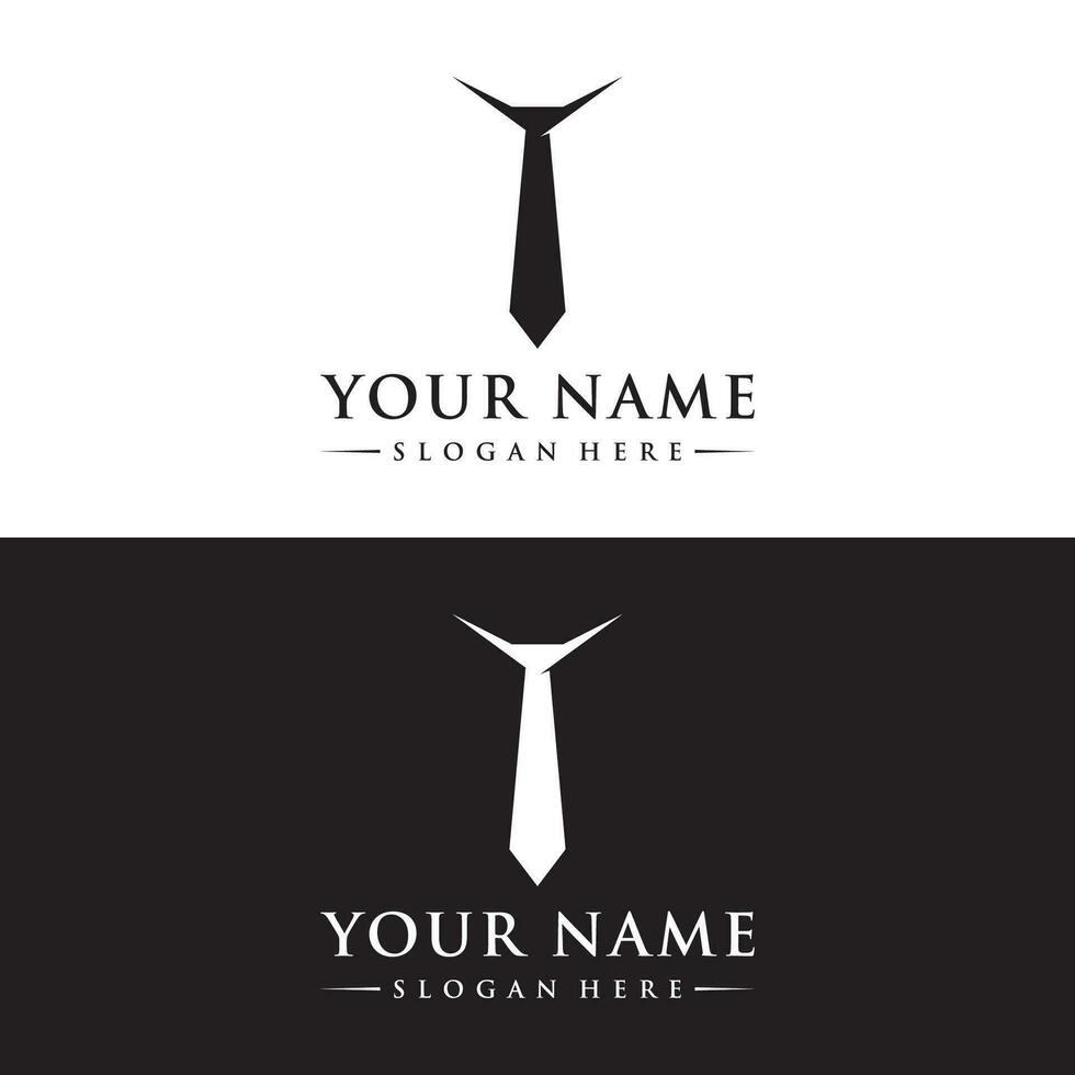 wijnoogst mijne heren stropdas logo sjabloon ontwerp.elegant herenkleding mode logo. vector