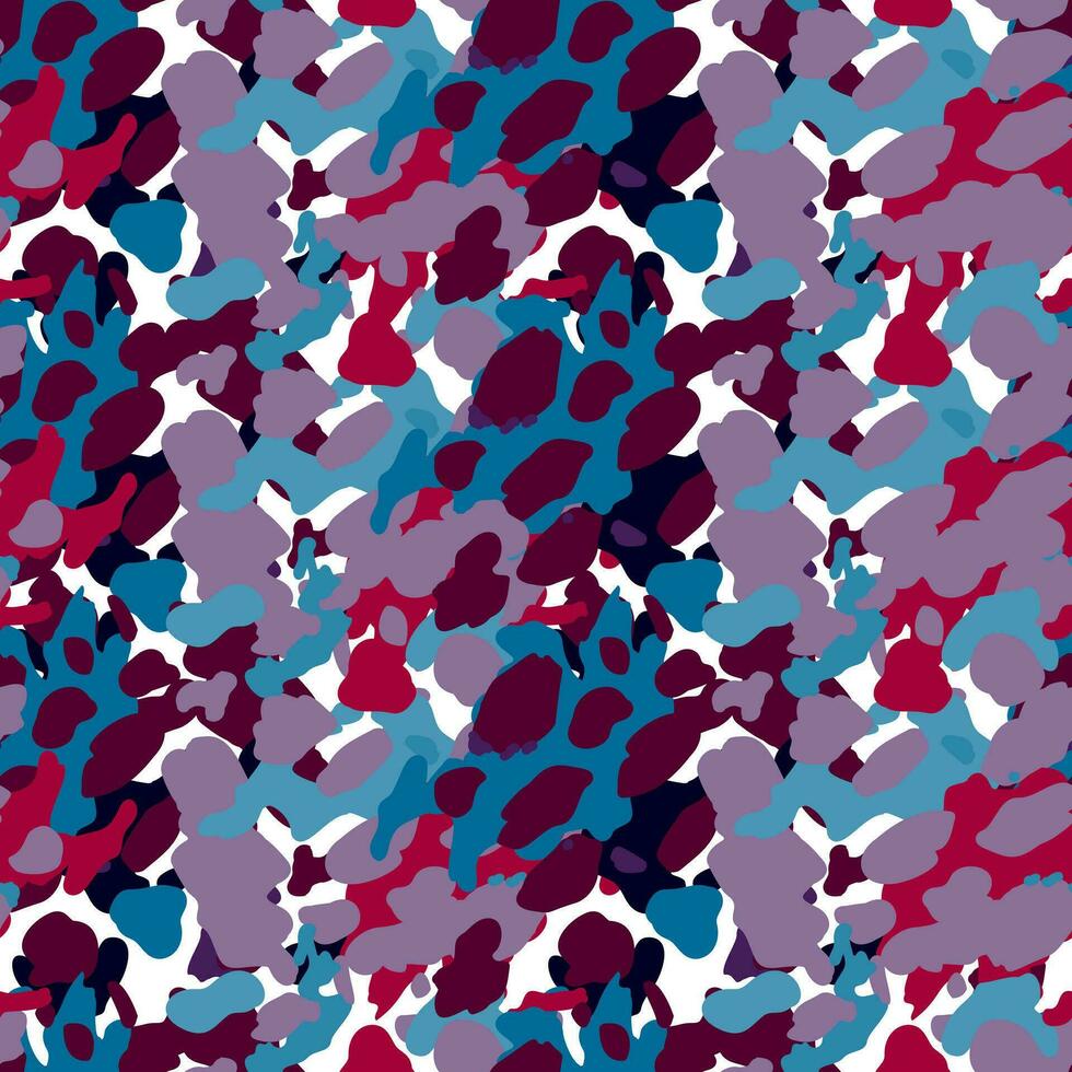 creatief abstract luipaard huid naadloos patroon. getextureerde camouflage achtergrond. modieus dier vacht behang. vector