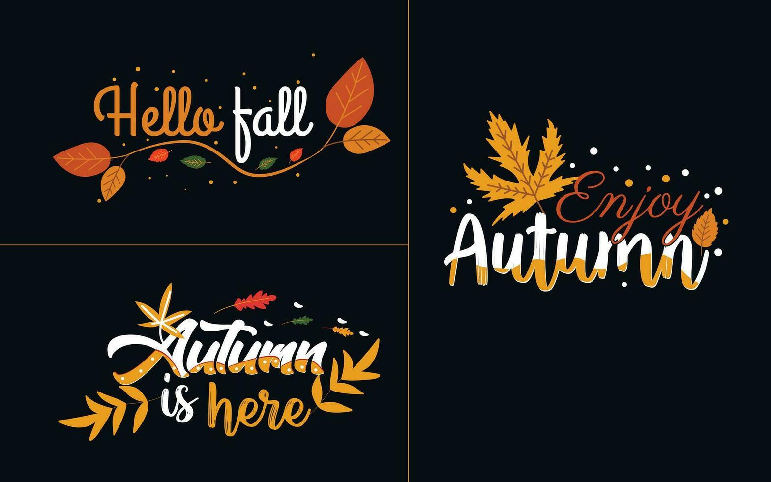 vrij vector Hallo herfst achtergrond ontwerp met bladeren en herfst elementen.