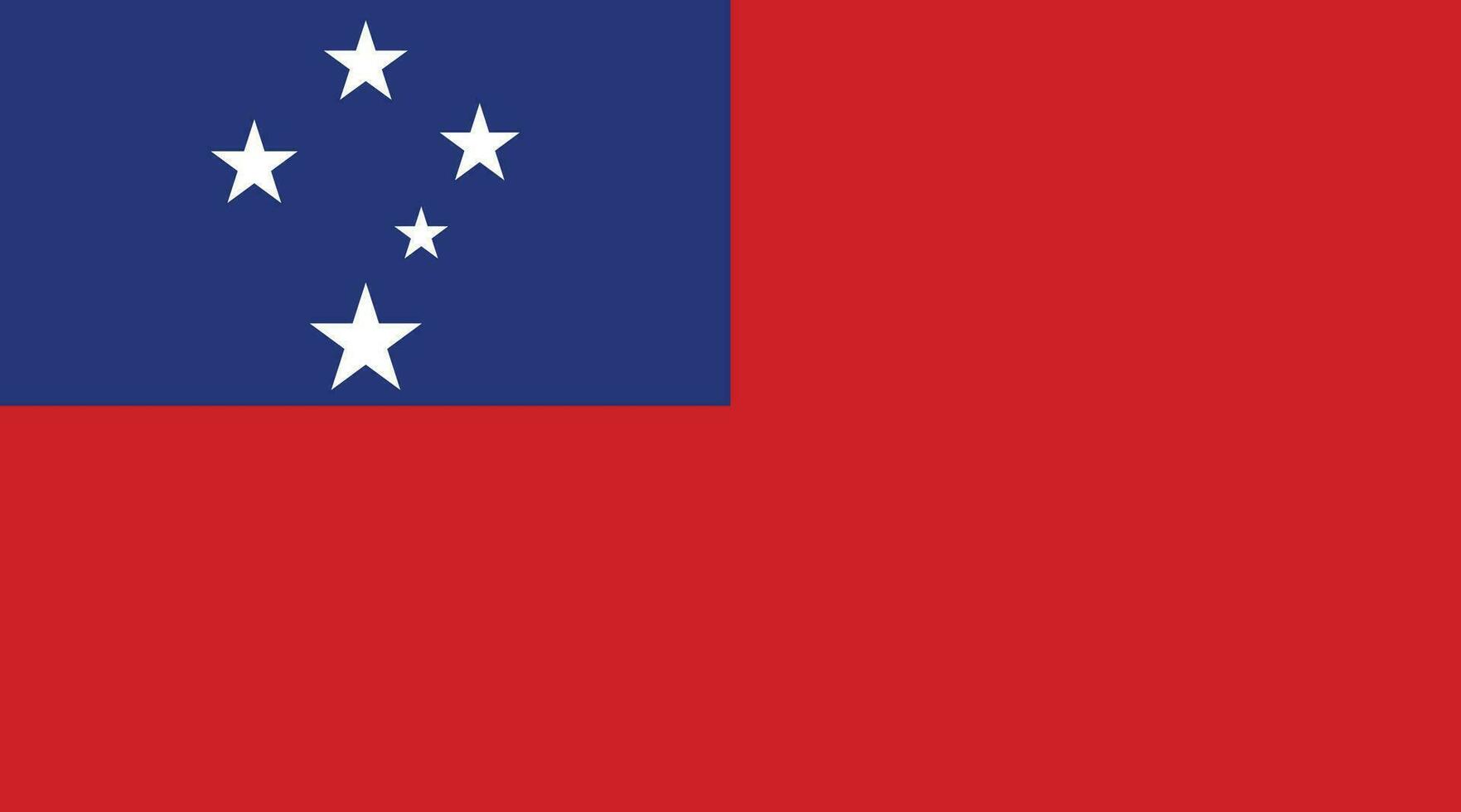 Samoa vlag. vlag van Samoa vector