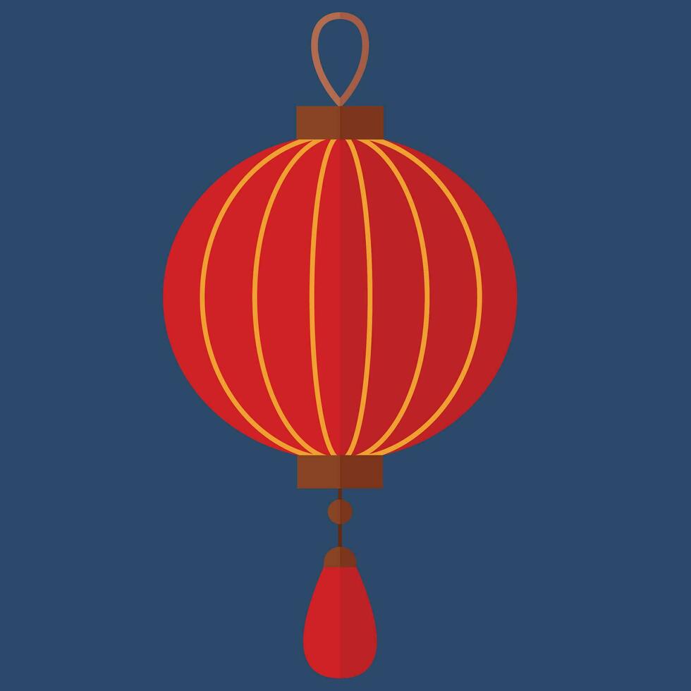 Chinese nieuw jaar icoon schattig gemakkelijk vector